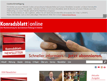 Tablet Screenshot of konradsblatt-online.de